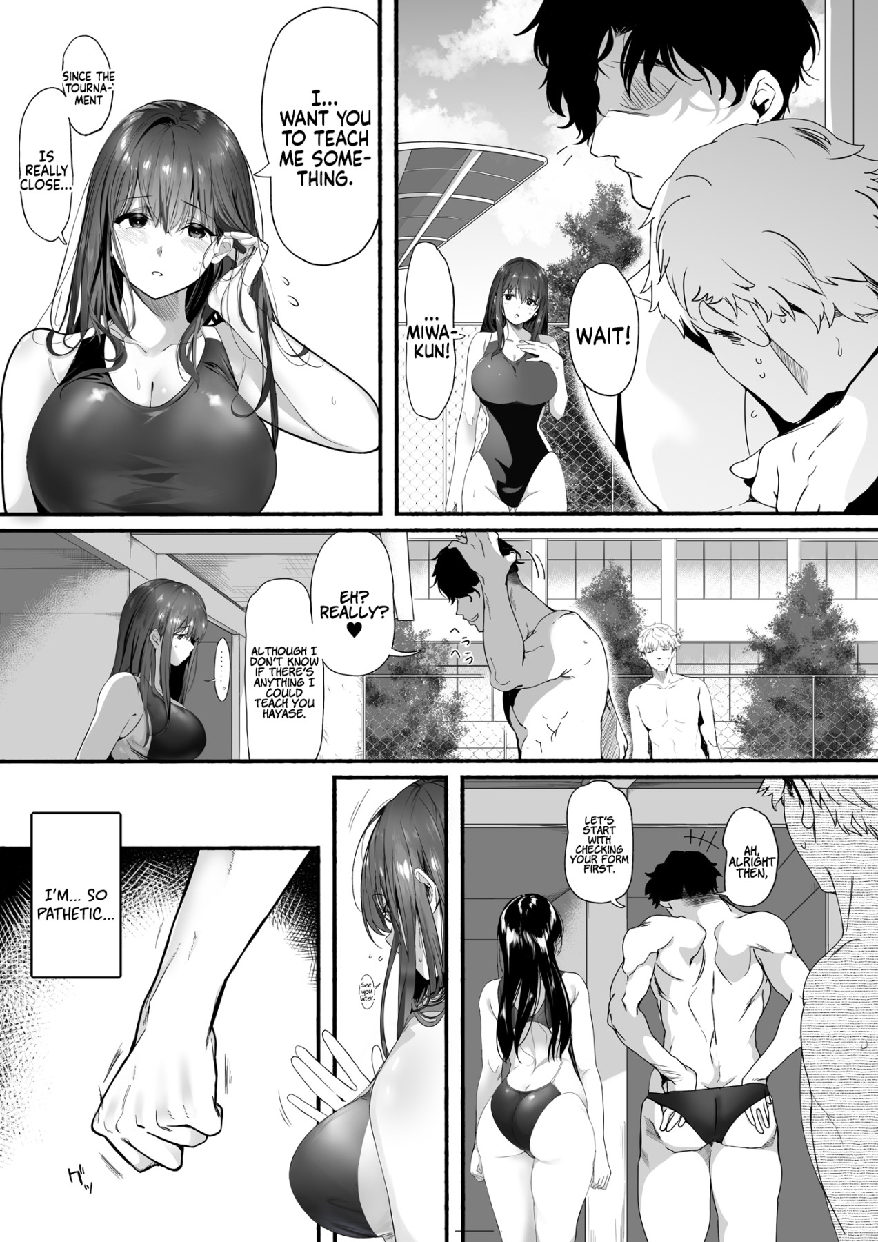 Hentai Manga Comic-The Whole Story of My Neat Childhood Friend in the Swimming Club Being Toyed With by a Dumbass-Read-6